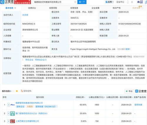 星網銳捷等聯合成立新公司，加碼AI基礎軟件開發領域